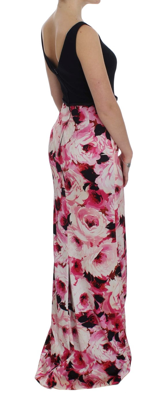 Dolce & Gabbana Floral Elegance Sheath Long Dress IT42 | M