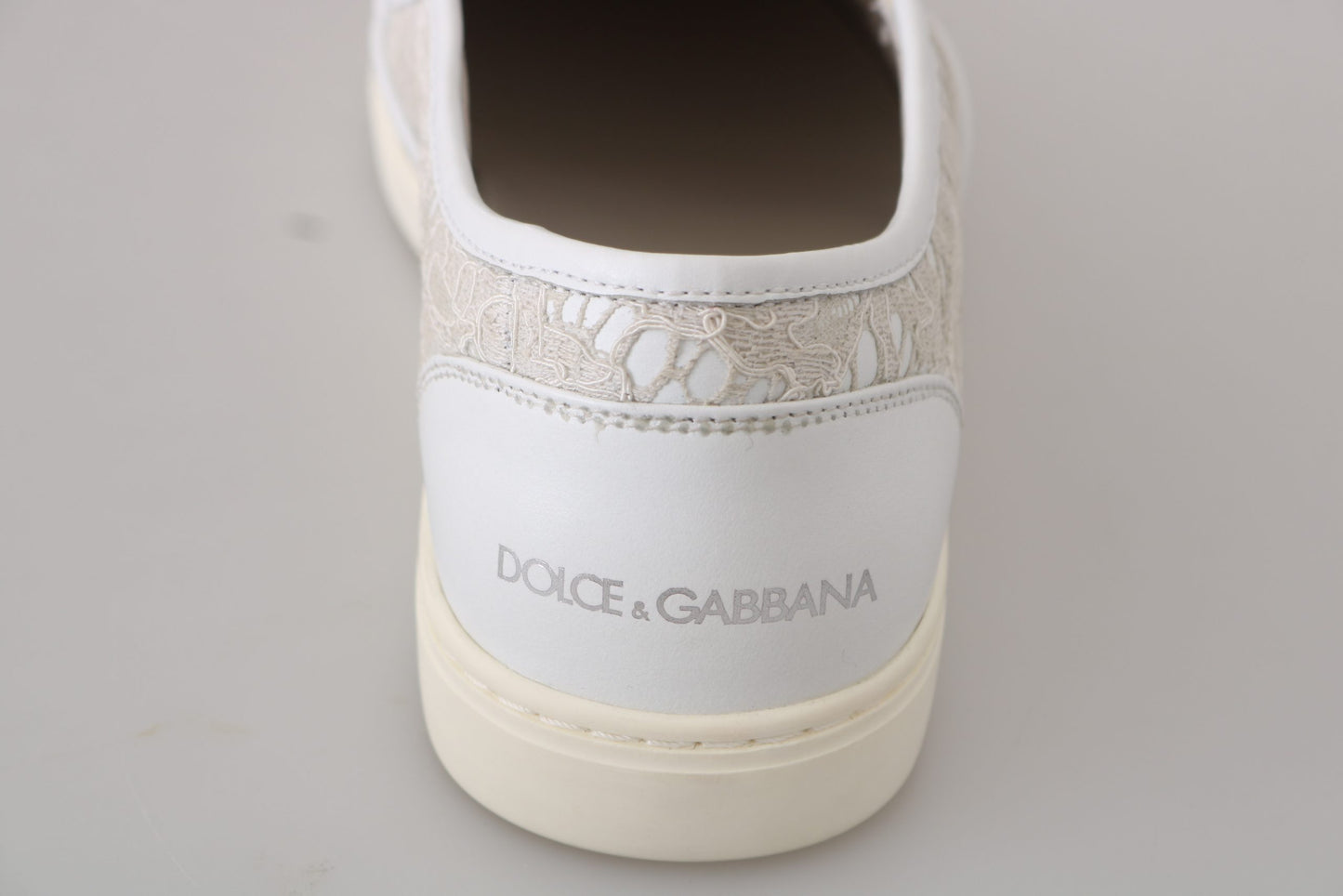 Dolce & Gabbana Elegant Off White Loafers for Ladies EU35 / US4.5