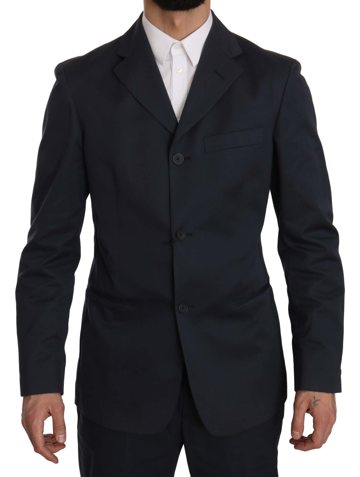 Romeo Gigli Elegant Blue Two-Piece Suit IT50 | L