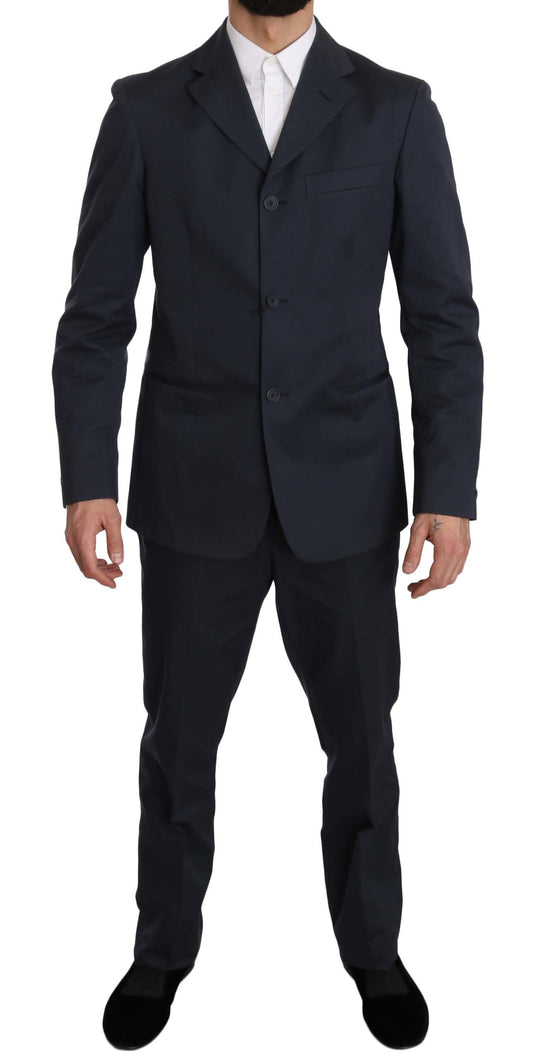 Romeo Gigli Elegant Blue Two-Piece Suit IT50 | L