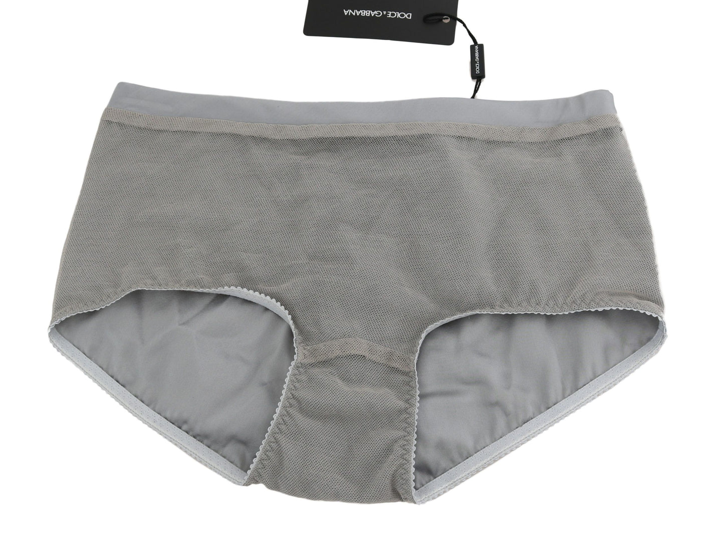 Dolce & Gabbana Shimmering Silver Stretch Cotton Underwear IT4 / L