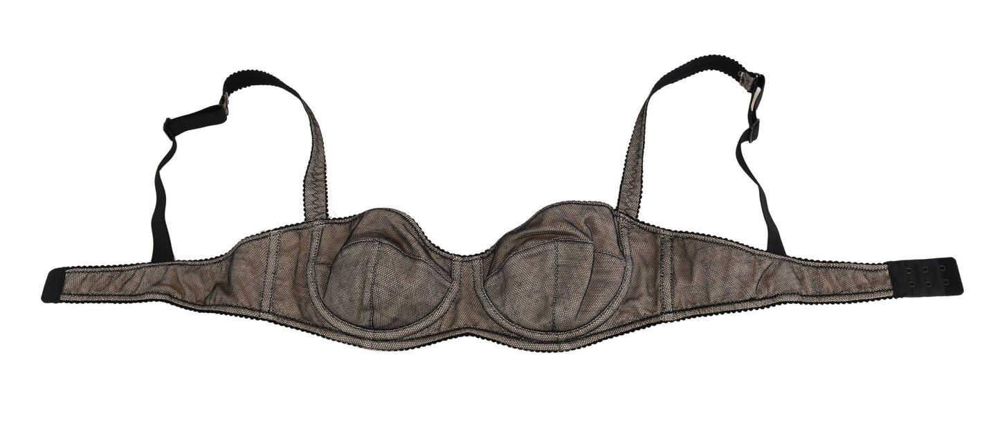 Dolce & Gabbana Elegant Brown Stretch Bra Womens Underwear  IT2 / S